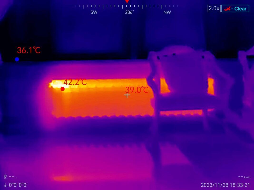 Xinfrared X2 XH09 sirve para detectar puntos de calor
