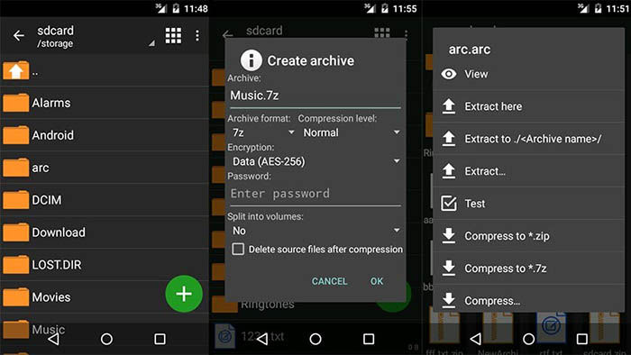 ZArchiver para Android