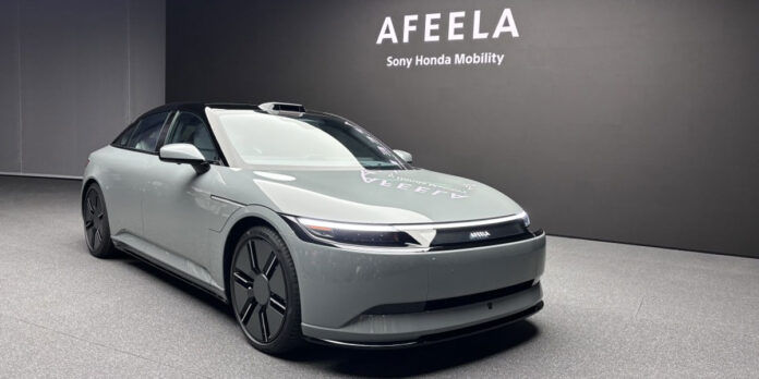 Afeela, el nuevo coche eléctrico de Sony que se conduce con un mando