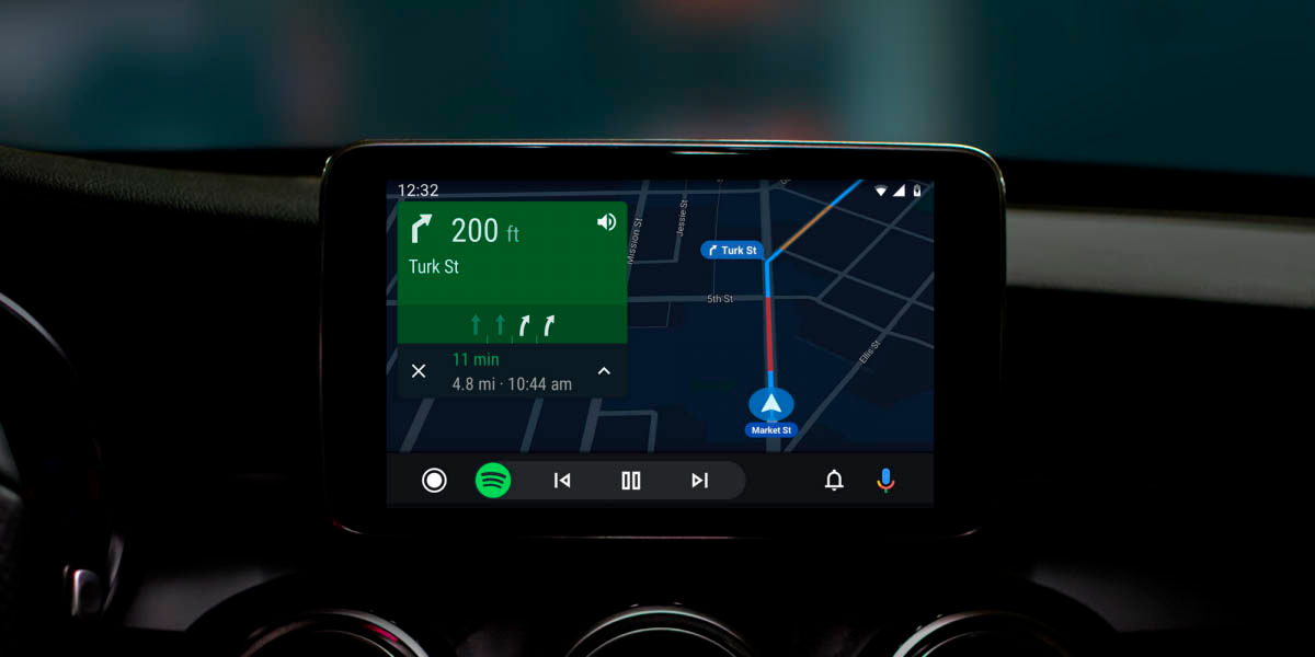 android auto maps