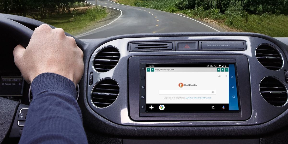 android auto navegar internet