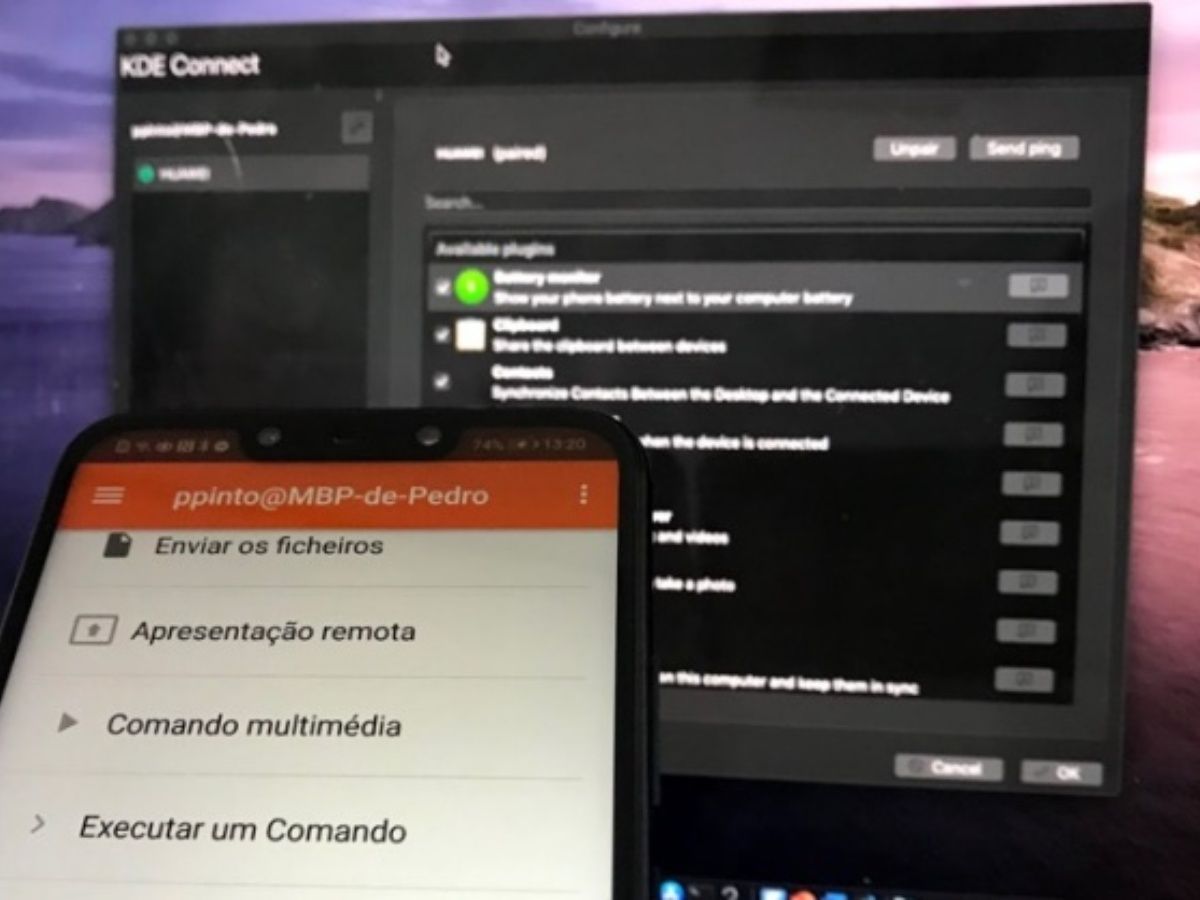 android kde connect