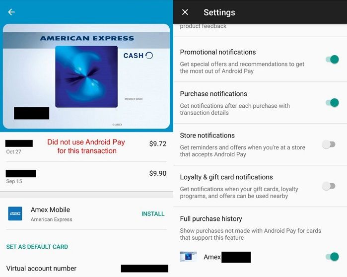 android_pay_tarjetas notificaciones