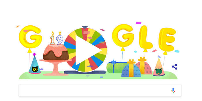 aniversario de google