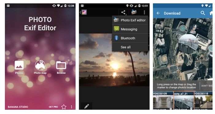 aplicacion ver y editar datos EXIF de una foto en Android
