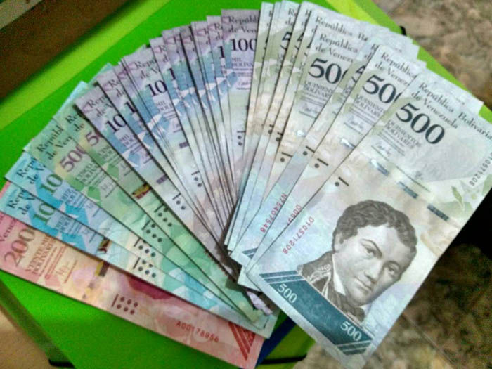 billetes venezolanos