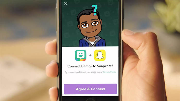 Bitmoji en realidad aumentada Snapchat