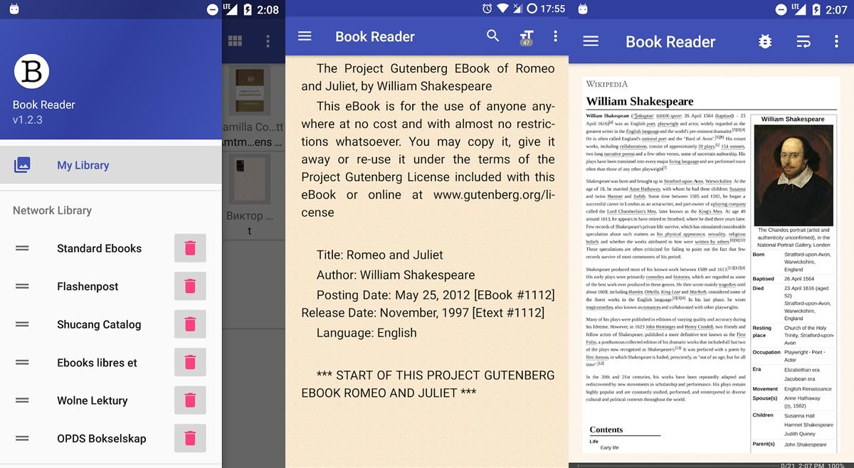 book reader app