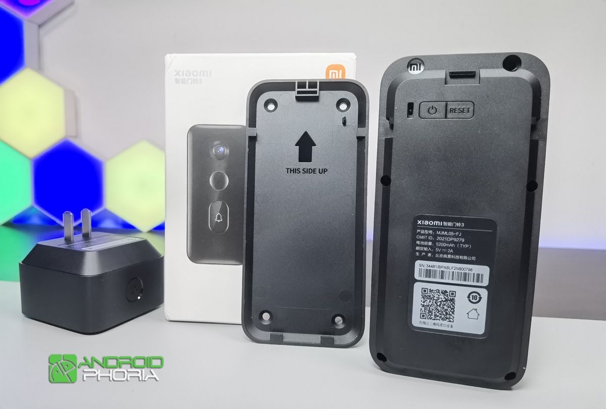 botones de encendido y reinicio Xiaomi Smart Doorbell 3