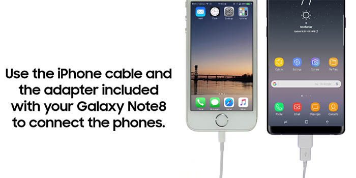 cambiar de iphone a Galaxy Note 8