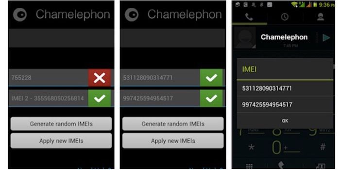 cambiar el IMEI en Android