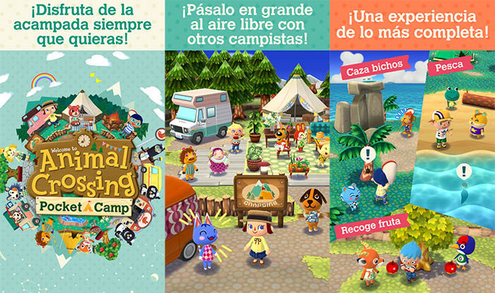 capturas de Animal Crossing Pocket Camp