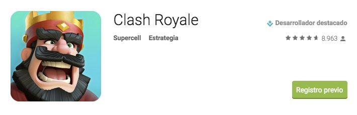 Clash Royale en Google Play