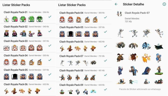 clash royale stickers