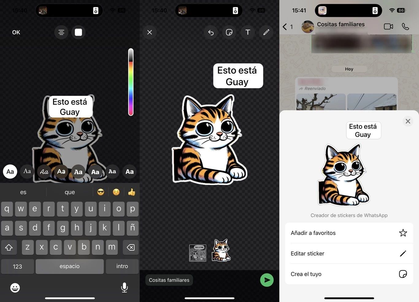 como crear stickers personalizados en WhatsApp