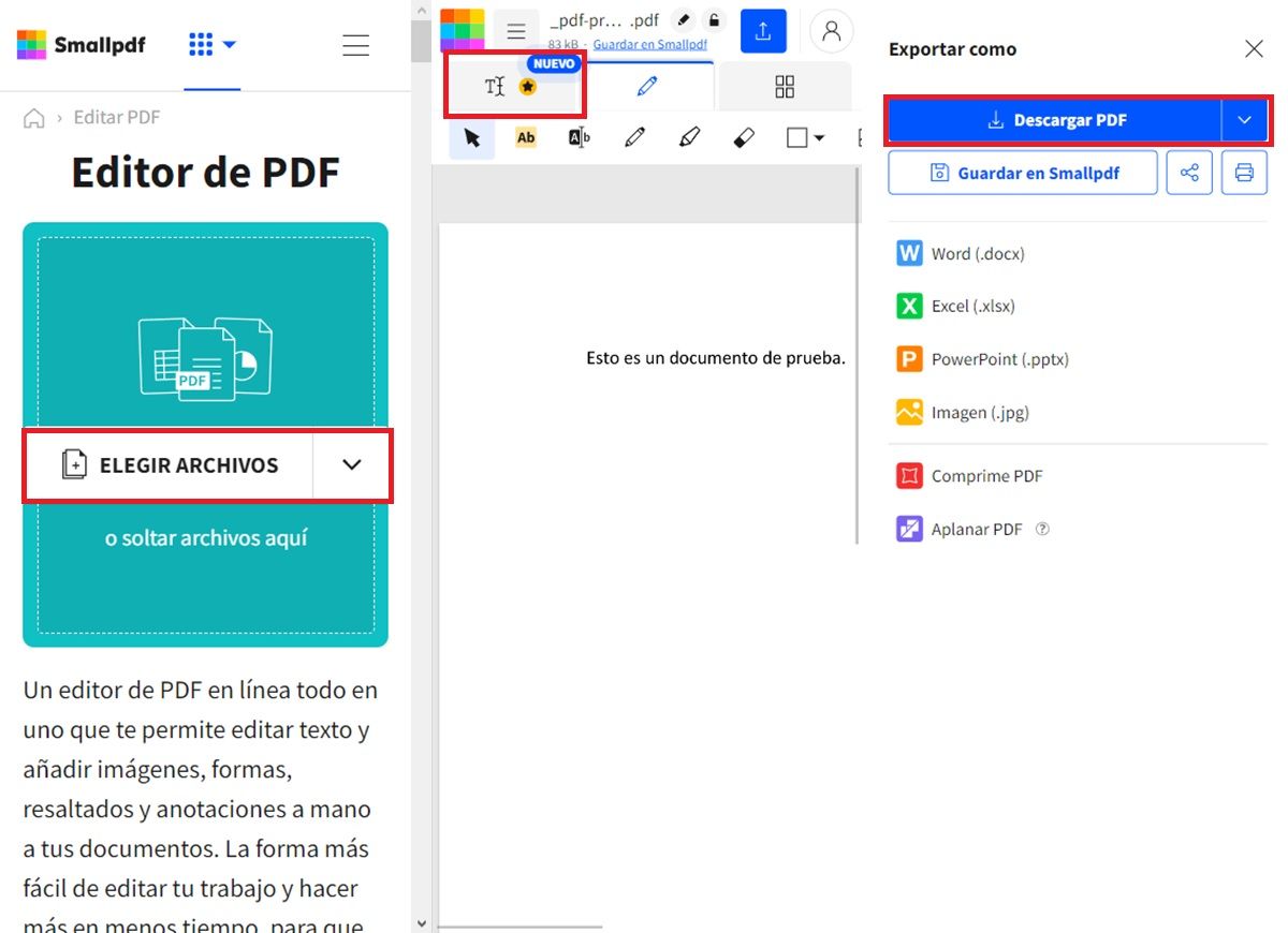 como editar PDF desde Android sin necesidad de apps