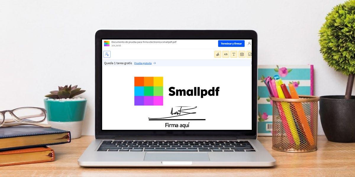 como firmar pdf online con smallpdf