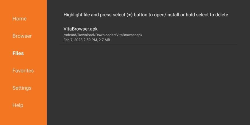 como instalar vita browser apk 0