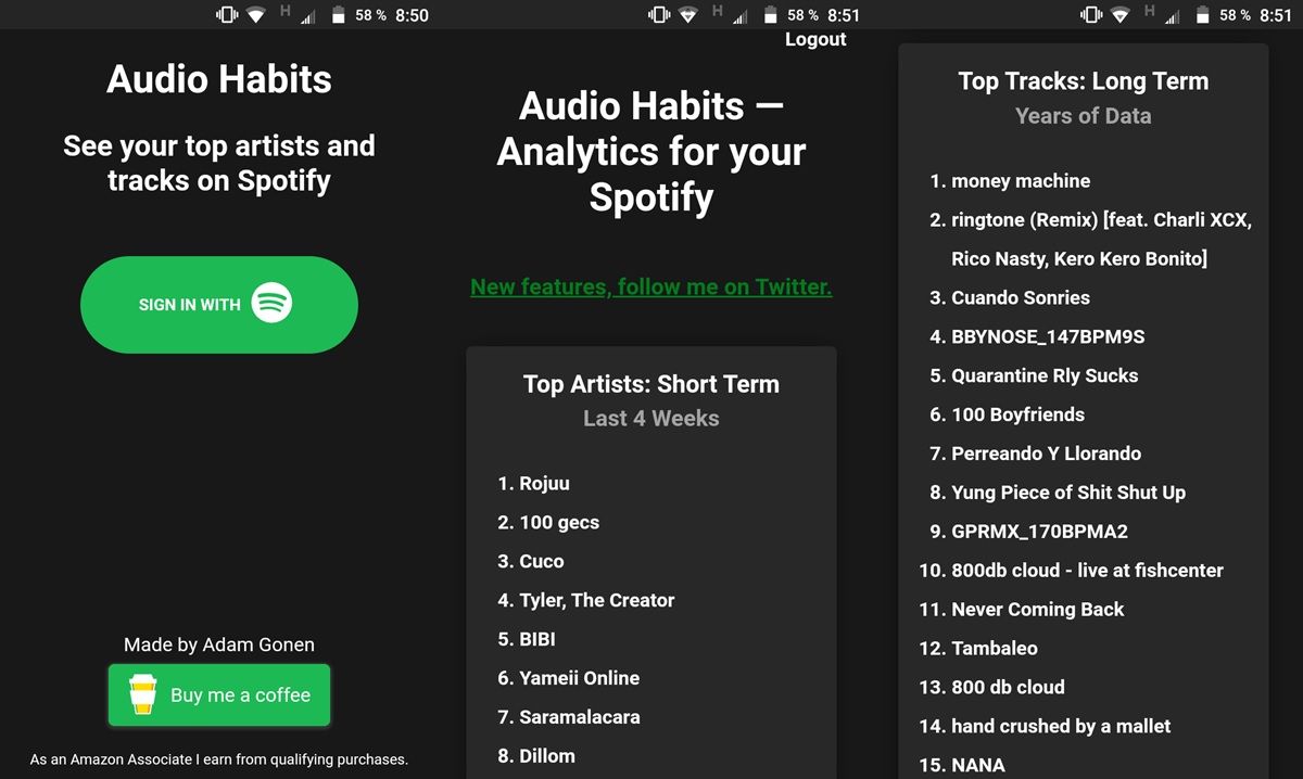 Cómo ver tus artistas escuchados en Spotify en cualquier momento