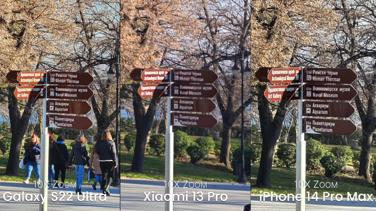 comparativa fotografica zoom galaxy s23 ultra vs xiaomi 13 pro vs iphone 14 pro max