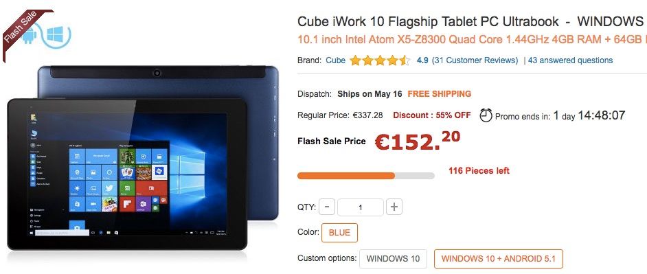 comprar Cube iWork 10 Flagship