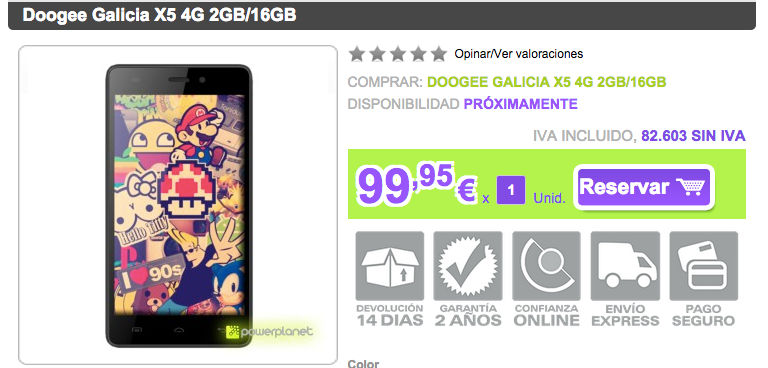 comprar-doogee-galicia-x5-4g-2gb