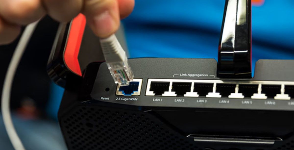 conectar cables al router