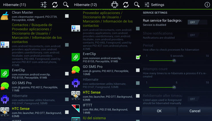 Congelar Android sin root