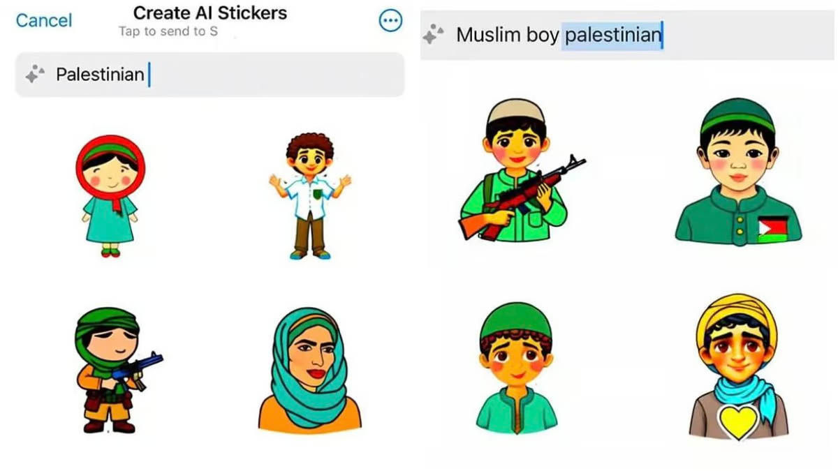 creador de stickets IA WhatsApp genera imagenes niños con armas