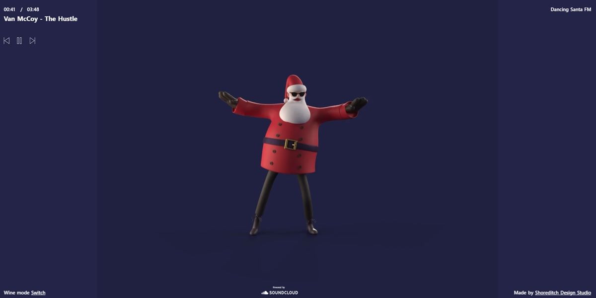 dancing santa fm app