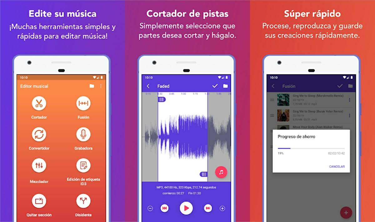 físicamente cruzar Cierto Las 5 mejores aplicaciones para cortar canciones en Android