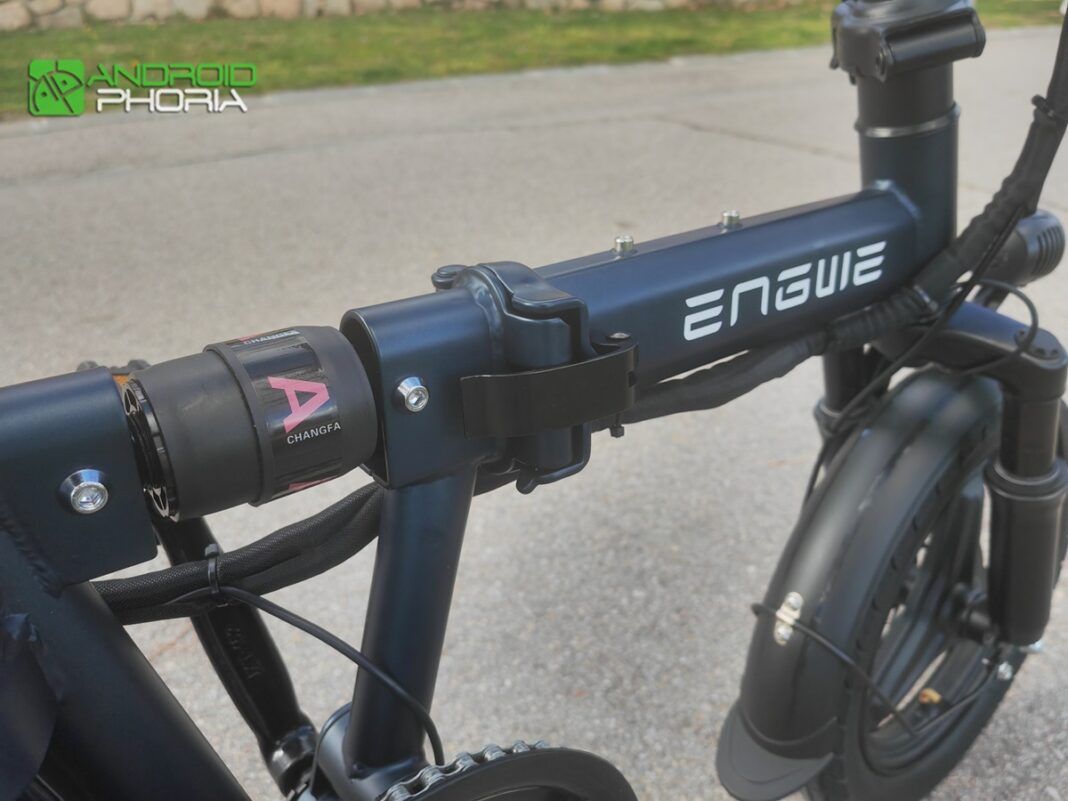 engwe t14 sistema plegable de la bici electrica