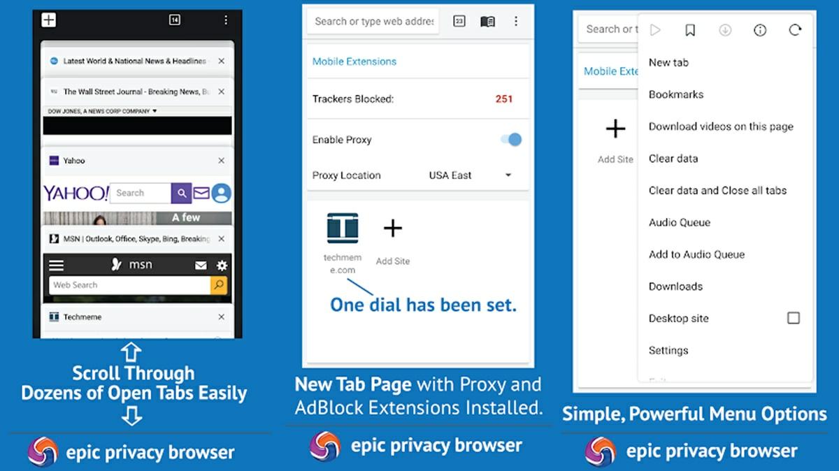 epic privacy navegador android