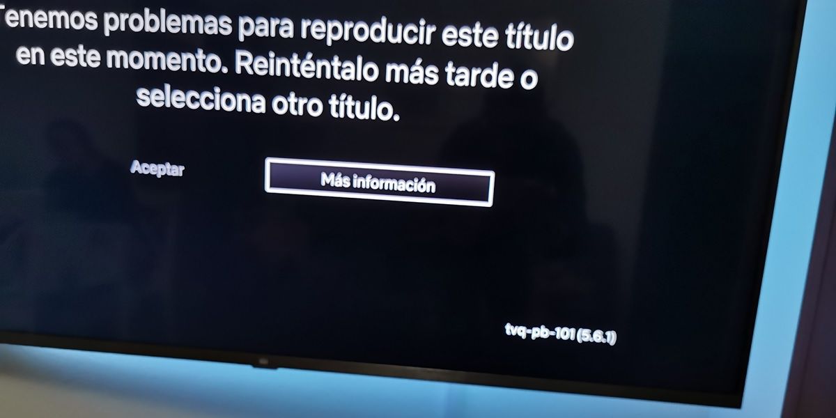 error 118 netflix android tv