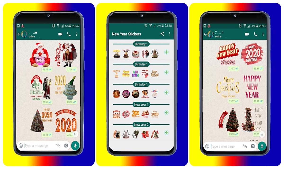 feliz año nuevo stickers 2020 aplicacion descargar whatsapp google play
