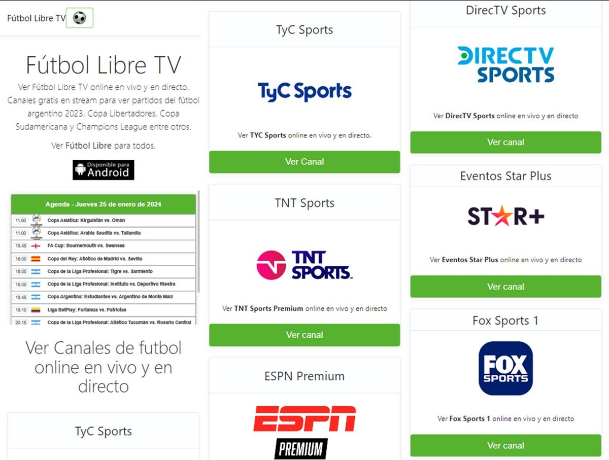 futbol libre tv apk que contenido ofrece