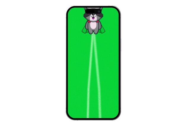 gato volador fondo de pantalla para iPhone 15