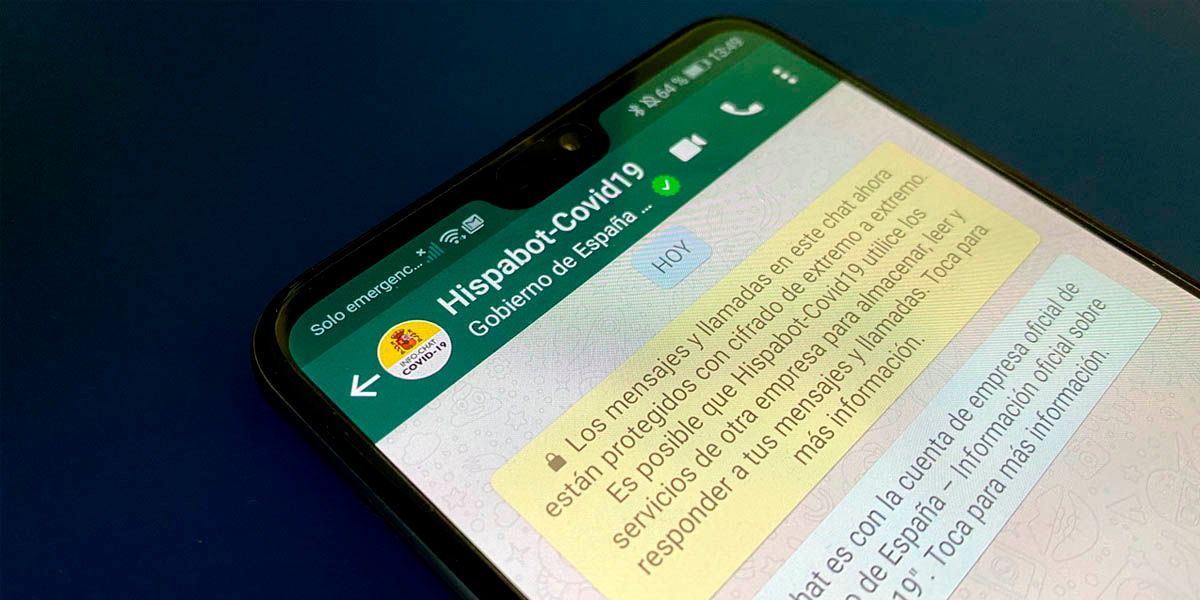 gobierno españa canal oficial coronavirus whatsapp bot