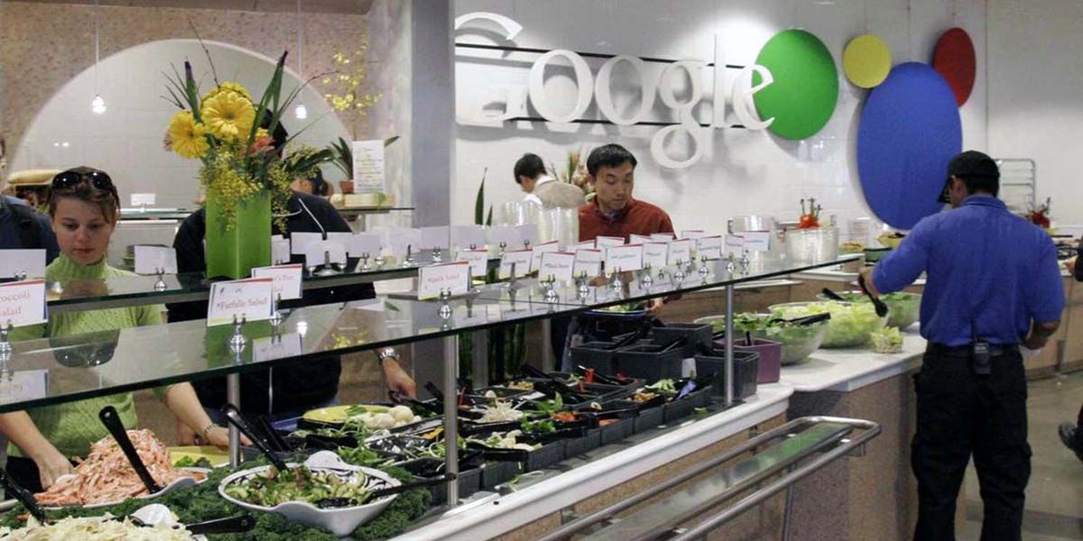 google manipula la comida de sus empleados para que coman mejor