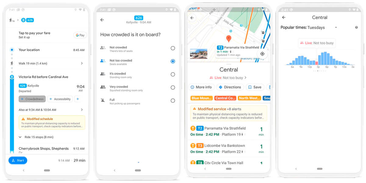 google maps enviará alertas sobre restricciones de servicios y movilidad por el covid-19
