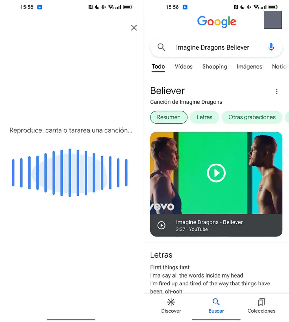 Google te ayuda a identificar canciones