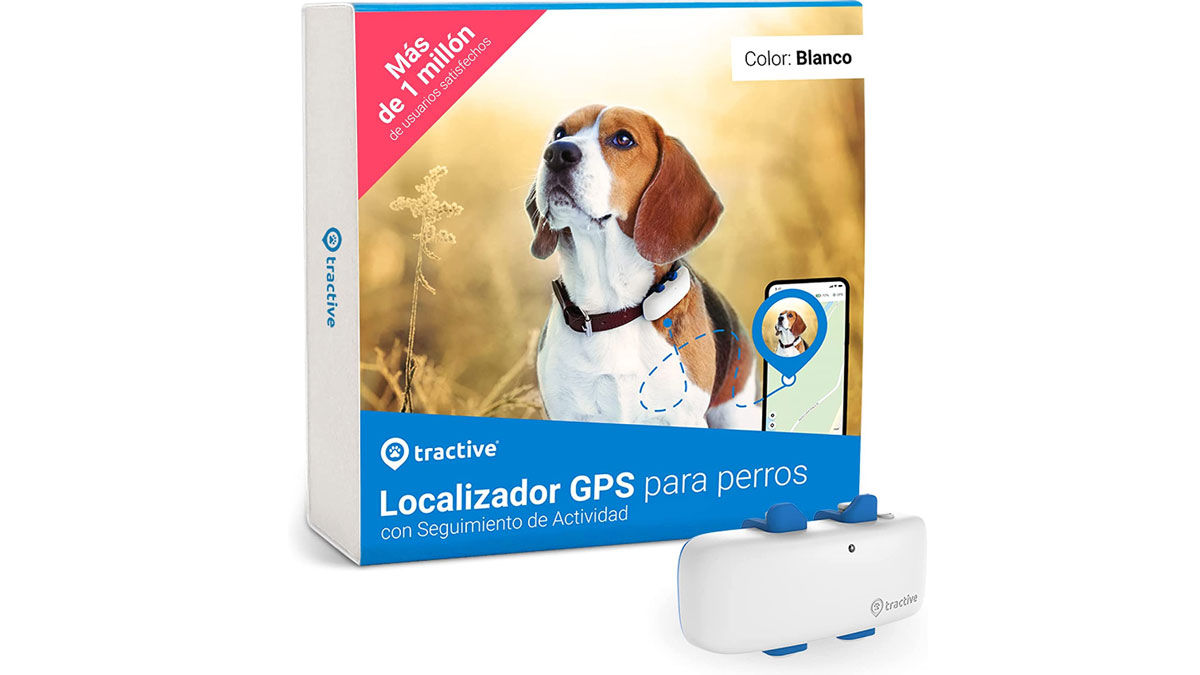 GPS para perros marca Tractive
