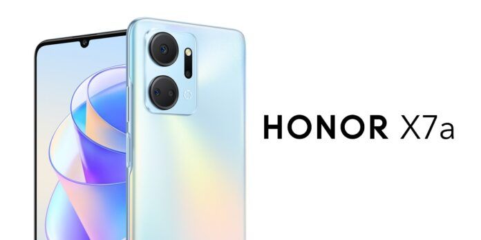 honor x7a smartphone