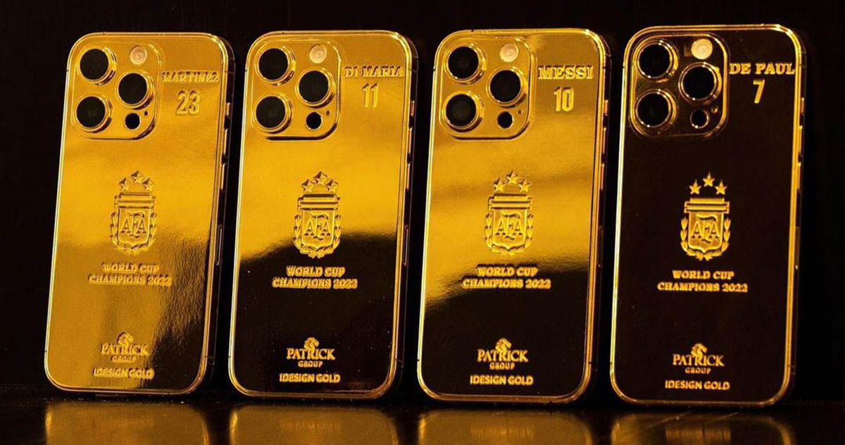 iPhone 14 Oro personalizados seleccion argentina