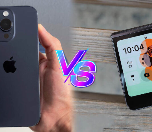 iPhone 15 Pro vs Galaxy Z Flip 5 comparativa