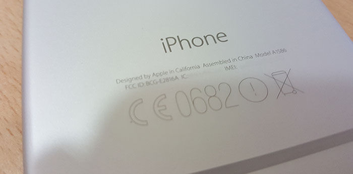 iPhone 6 fabricado en china