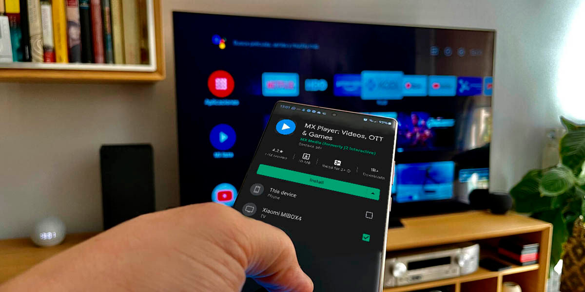 instalar aplicaciones android tv desde movil