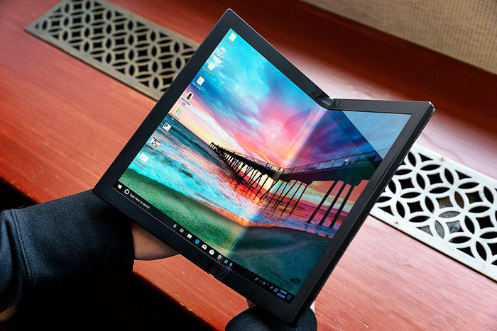laptop con pantalla plegable de lenovo