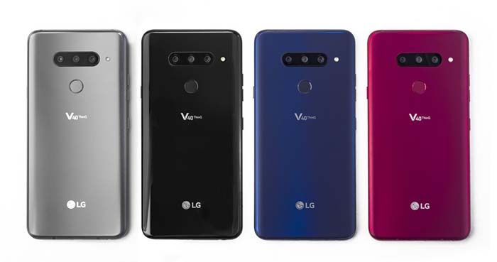 LG V40 ThinQ colores