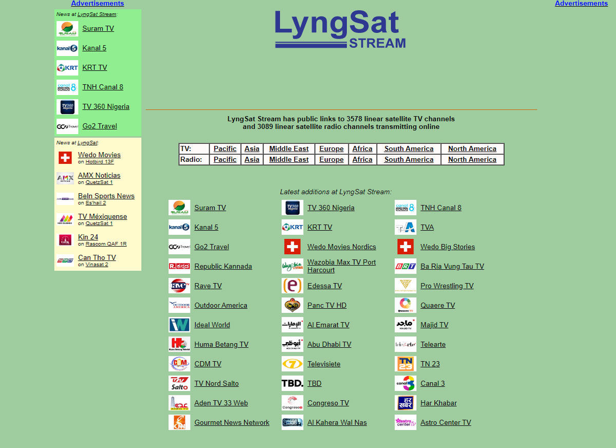 LyngSat Stream